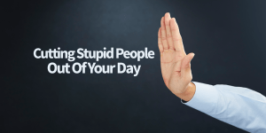 dealing with stupid people