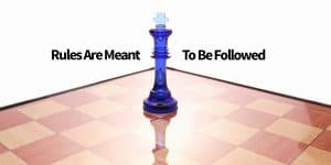 following the rules